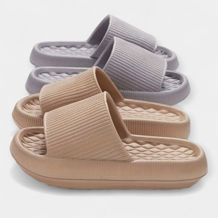 Καλοκαιρινά Slip-On Σανδάλια με Παχύ Πάτο