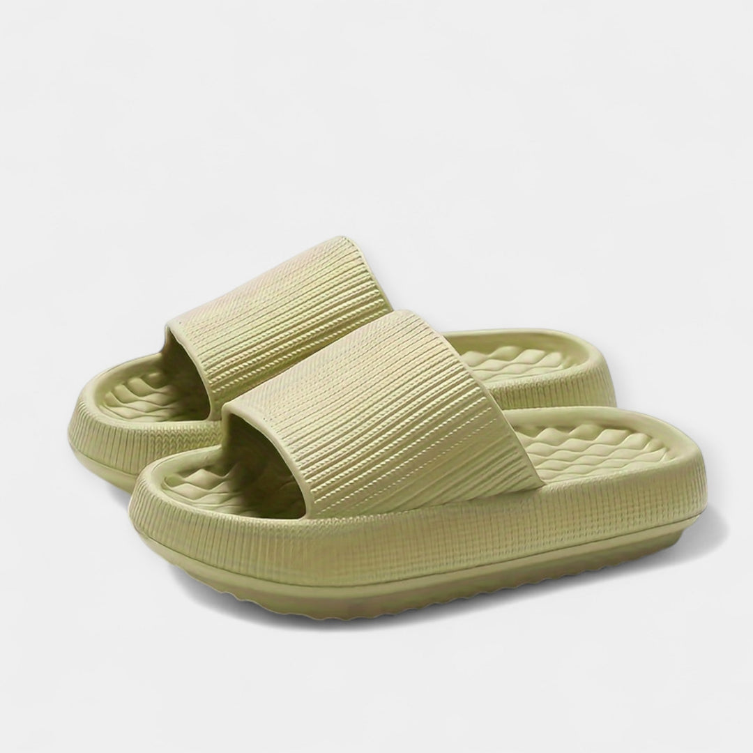 Καλοκαιρινά Slip-On Σανδάλια με Παχύ Πάτο