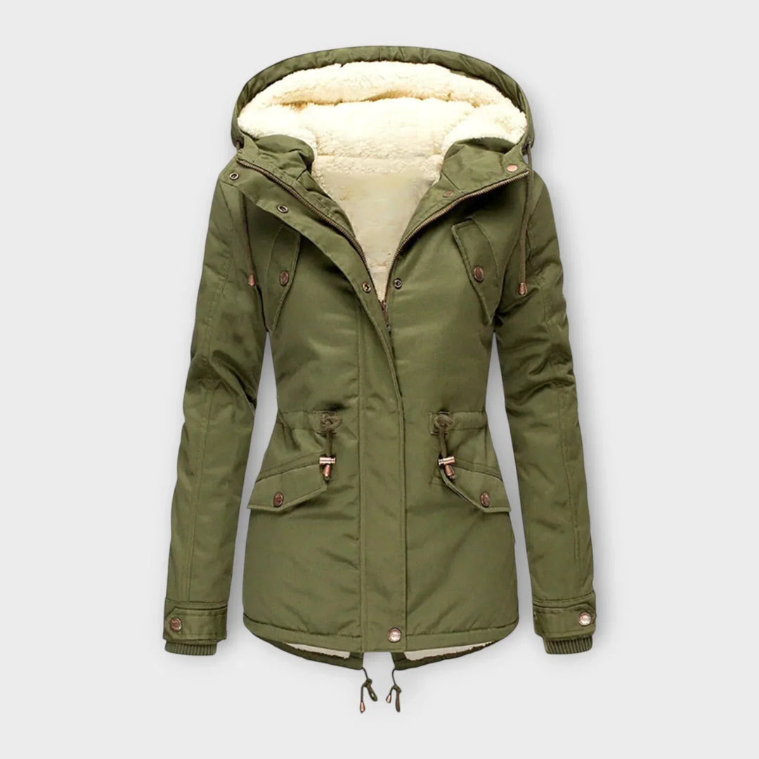 Ζωή - Αδιάβροχο χειμερινό μπουφάν με επένδυση