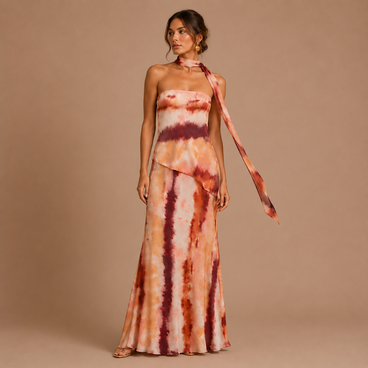Cacela - Μακρύ Φόρεμα Strapless Tomara Que Caia