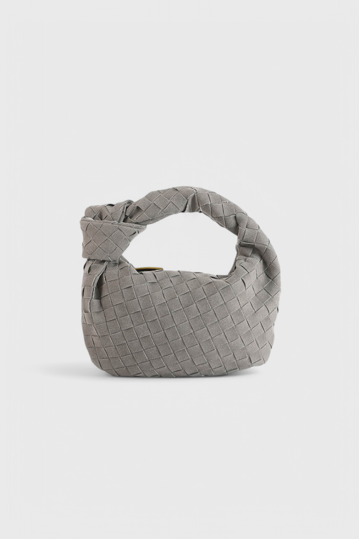 Τσάντα Mini Remi Woven με Λεπτομέρεια Κόμπου