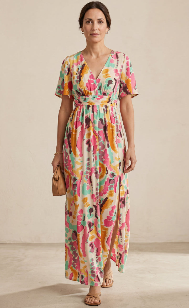 Yuki | Tie-Dye V Robe